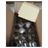 15 Pack, 4 oz Small Clear Glass Bottles with Lids & 4 Stainless Steel Funnels - 120ml Boston Sample Bottle for Potion, Juice, Wellness, Ginger Shots, Whiskey, Liquids - Mini Travel Essential Bottles