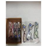 OLOENBN Reading Glasses for Women,6 Pack Blue Light Blocking Glasses for Women Men,Fashion Readers with Spring Hinge Eyeglasses (2.50)