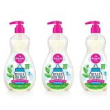 Dapple Baby Bottle Soap, Hypoallergenic Dish Soap for Baby Bottles, Powered by Plants, 1 Pump Included, Packaging May Vary, Fragrance Free, 16.9 Fl Oz (Pack of 3)
