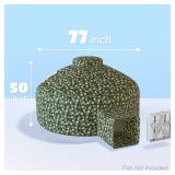 Skywin Delta Dome Air Tent for Kids with Door (77 x 50) Builds in 30 Seconds, Toddler Tents Indoor for Imaginative Play, Spacious Kids Forts Indoor Playhouse for Boys and Girls (Fan Not Included)