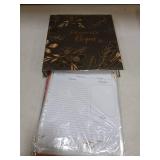 Recipe Binder with Plastic Sleeves, Full Page Cards and Dividers, Recipe Binder 8.5x11 3 Ring, Blank Recipe Book Binder to Write in Your Own Recipes (Black Floral)