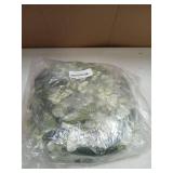 JUSTOYOU 3PCS 7FT 12 Stem Artificial Wisteria Vine Garland Fake Flower Wisteria Garlands for Outdoor Indoor Wedding Wall Badroom Decoration(White)