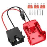 Power Wheel Azocek Adapter Compatible with Milwaukee 18V Battery with Wire Harness Connector Compatible with 12 Volt Power Wheel, 12AWG Wire with 40A Fuse