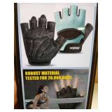 Hozmoz Weight Lifting Gloves Large Teal and Black
