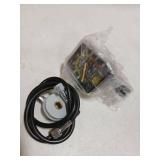 HGC Resettable Speedometer Odometer Gauges Analog Classic Style Vintage Universal For 26" Motorized Bike Exercycle