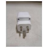 HANYCONY US to India Plug Adapter, Type D Travel Adapter with 3 Outlets 4 USB Ports(2 USB C), India Power Travel Adapter for USA to India, Bangladesh, Maldives, Pakistan