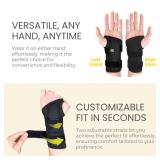 Bracoo Wrist Brace for Carpal Tunnel Day & Night, Adjustable Wrist Support Wrap with Splint, For Women Men, Fit Right Left Hand, Arthritis, Tendonitis, Sprain, Carpal Tunnel Syndrome, WB31