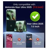 LEKEVO Magnetic for Motorola Razr Ultra 2025 Case, Compatible with Magsafe, Translucent Matte, TPU Bumper Protective Slim Soft Case for Moto Razr Ultra 2025, Green