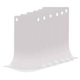 6PCS Drip Tray for Wall-Mounted Soap Dispensers, Prevent Dripping and Spraying, Dispenser Stand, Bracket, Water Tray, Detergent Cup Holder (White)