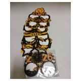 HOXBUR 16Pcs Happy New Year Paper Glasses, 2026 New Years Eve Party Photo Props for Men Women Kids