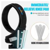 Bawektrl Dog Knee Brace for Dogs Rear Legs, Cruciate Ligament Care Stifle Knee Brace for Dogs Luxating Patella,Strong Support to Reduce Joint Pain and Muscle Sore, with Side Stabilizers for Back Leg