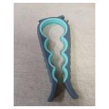 Otstar Jar Opener Bottle Opener and Can Opener for Weak hands, Seniors with Arthritis and Anyone with Low Strength, Mutil Jar Opener Get Lids Off Easily (Blue and Grey)