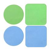 3PCS Jar Opener for Seniors with Arthritis - Rubber Gripper Pads, Bottle & Can Opener, Kitchen Gadgets (Light Blue + Green)