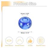 uxcell 2000 Pcs Glass Seed Beads Bulk, 3mm Mini Loose Glass Bugle Beads for DIY Earrings, Necklaces, Bracelets, Jewelry Making, Blue Color