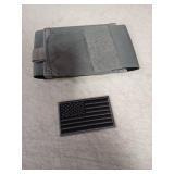 IronSeals Tactical Molle Phone Cover Case, Heavy Duty Loop Belt Holster Pouch with Flag Patch for iPhone 17 Pro Max/Air/17 Pro/17/16 Pro Max/15 Pro Max/14 Pro Max/13 Pro Max, for Galaxy S24 Ultra