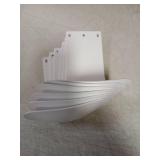 Drip Tray for Wall-Mounted Soap Dispensers, Prevent Dripping and Spraying, Dispenser Stand, Bracket, Water Tray, Detergent Cup Holder (White) 6 ps