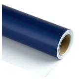 RUSPEPA Navy Blue Wrapping Paper Solid Color - Mini Roll - for Christmas, Wedding, Birthday, Shower, Congrats, and Holiday - 17 Inches X 32.8 Feet