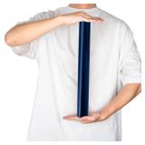 RUSPEPA Navy Blue Wrapping Paper Solid Color - Mini Roll - for Christmas, Wedding, Birthday, Shower, Congrats, and Holiday - 17 Inches X 32.8 Feet