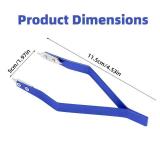 Watch Spring Bar Tool, Durable Aluminum Alloy Spring Bar Tweezers Tool Watch Strap Link Remover Repair Accessories for Bracelet Band Removal Repair & Adjustment