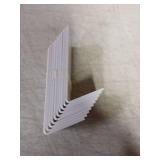 PH PandaHall 10pcs Acrylic Earring Stand, White Jewelry Display Earring Holder L-shape Earrings Organizer for Dangling Earrings Necklace Jewelry Shows Retail Props, 1.7x1.4x3inch