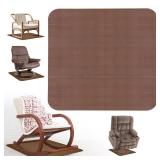 Recliner Pads for Hardwood Floors Non Skid Furniture Gripper Pad Floor Rubber Mat,Anti Slide Furniture Pad Hardwood Floor Protector,Swivel Chairs Recliner Mats Non Slip Recliner Grippers Coffee