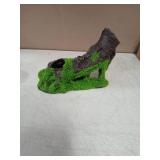 Aquarium Artificial Tree Hole Resin Aquarium Ornament, Resin Tree Stump Branch for Reptile Habitat Decoration, Tree Trunk Fish Tank Decoration Aquarium Hideaway Rock Cave House Hide Hut