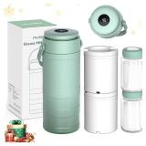 Portable Breast Milk Cooler for Outdoors, 360° All-Round Cooling Keeps Milk Fresh for 24 Hours, 22oz Large Capacity Breastmilk Chiller with 2pcs BPA-Free Bottle for Breastmilk Storage