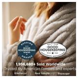 Bedsure GentleSoft Throw Blanket for Couch - Cozy Soft Blankets for Women, Cute Small Fleece Throws for Girls, Linen, 300GSM, 50x60 Inches