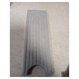 eormoe Kitchen Faucet Absorbent Mat - Diatomaceous Earth Splash Guard for Sink Faucet, Aesthetic Water Absorbing Stone Tray in The Modern Home [Grey, 23.6" x 3.9"]