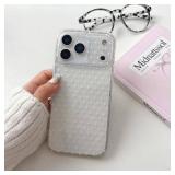 QLTYPRI Cute Phone Case for iPhone 17 Pro Max Case Polka Dot Fashion Aesthetic Design for Women Girls, Slim TPU Shockproof Protective Phone Cover for iPhone 17 Pro Max - Clear