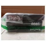 Restroom Bathroom Decor for Shelves, Funny Wooden Farmhouse Mini Book Stack for Bathroom Toilet Shelf Sign Decor Two-Sided Tabletop Decorative Set of 3 (black)