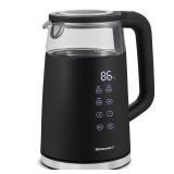 Elite EKT8717 Black 1.7l Double Wall Cool Touch Electric Kettle