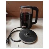 Elite EKT8717 Black 1.7l Double Wall Cool Touch Electric Kettle