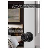 Goldenwarm Oil-Rubbed Bronze Interior Door Knobs, Interior Door Knobs Bedroom, Bronze Door Knob Privacy, Oil-Rubbed Bronze Finish Door Knob Interior, DoorKnobs Bulk(6 Pack, Oil-Rubbed Bronze)