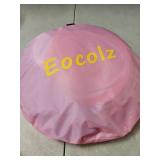 Eocolz Kids Ball Pit Large Pop Up Childrens Ball Pits Tent for Toddlers Playhouse Baby Crawl Playpen with Basketball Hoop and Zipper Storage Bag, 4 Ft/120CM, Balls Not Included (Pink)