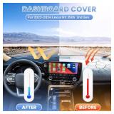 Sunsdrew Dash Cover for 2022-2025 2026 Lexus NX NX 250/NX 350/NX 350h/NX 450h+ Dashboard Cover Mat for NX Accessories Sunshade Nonslip Mesh Protector No Glare