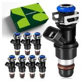 DMYQWL V8 4.8L/5.3L/6.0L Fuel Injectors Compatible with Chevy&GMC - Silverado 1500/2500(2001-2006), Sierra 1500/2500(2000-2006),Tahoe(2000-2006),Yukon(2001-2006),Replace#17113553,FJ315 (8pcs)