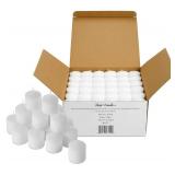 Bulk Pack of 72 White Votive Candles - Box of 72 Unscented Bulk Candles - 15 Hour Burn Time - for Weddings, Restaurants, Parties, Spa and Decorations.