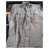 Western Style Plaid and Denim Button-Up Shirts Collection