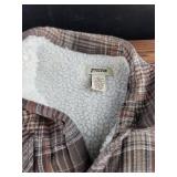 Visitor Brand Plaid Sherpa Lined Jacket