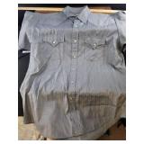 Carhartt Denim Work Shirt & Plaid Western Shirt Bundle