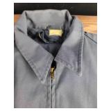 Scully Grey Leather Western Vest and Jacket Set