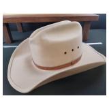 Western Style Cream Felt Cowboy Hat