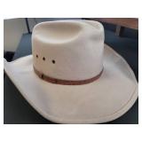 Western Style Cream Felt Cowboy Hat