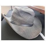 Classic Western Style Grey Fedora Hat