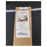 Queen Size Ivory Box Spring Cover