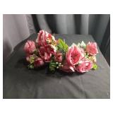 Pink Rose Bunch Artificial Flowers