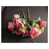 Pink Rose Bunch Artificial Flowers