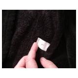 Black bath towel wrap Size L