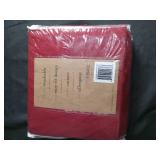 King Size Premium Red Bed Skirt